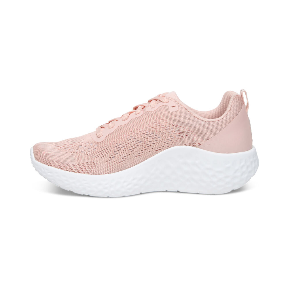 Aetrex Women's Danika Arch Support Sneakers - Pink | USA 6PS6W2D